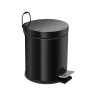 Ведро-контейнер BERGES для мусора с педалью 5 л, черное