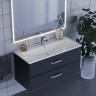 Тумба под раковину Uperwood Foster 100 см, черная