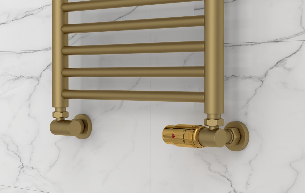 Автоматический терморегулятор 3D правый (G 1/2" НР х G 3/4" НГ)