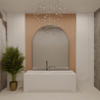 Ванна из искусственного камня FRESCA matt, 1700х700, белый, матовый