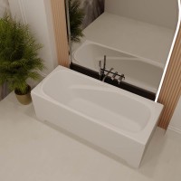 Ванна из искусственного камня FRESCA matt, 1700х700, белый, матовый