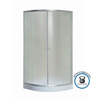 Душевой уголок Niagara Eco NG-003-14 (80х80х195) низкий поддон(13см),стекло матовое,2 места