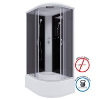 Душевая кабина Niagara Classic NG-2510-14L (120х80х215) высокий поддон(40см),стекло тонированное,4 места
