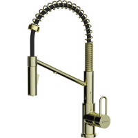 Смеситель для кухни Omoikiri Mikawa 2 Plus-LG латунь/светлое золото