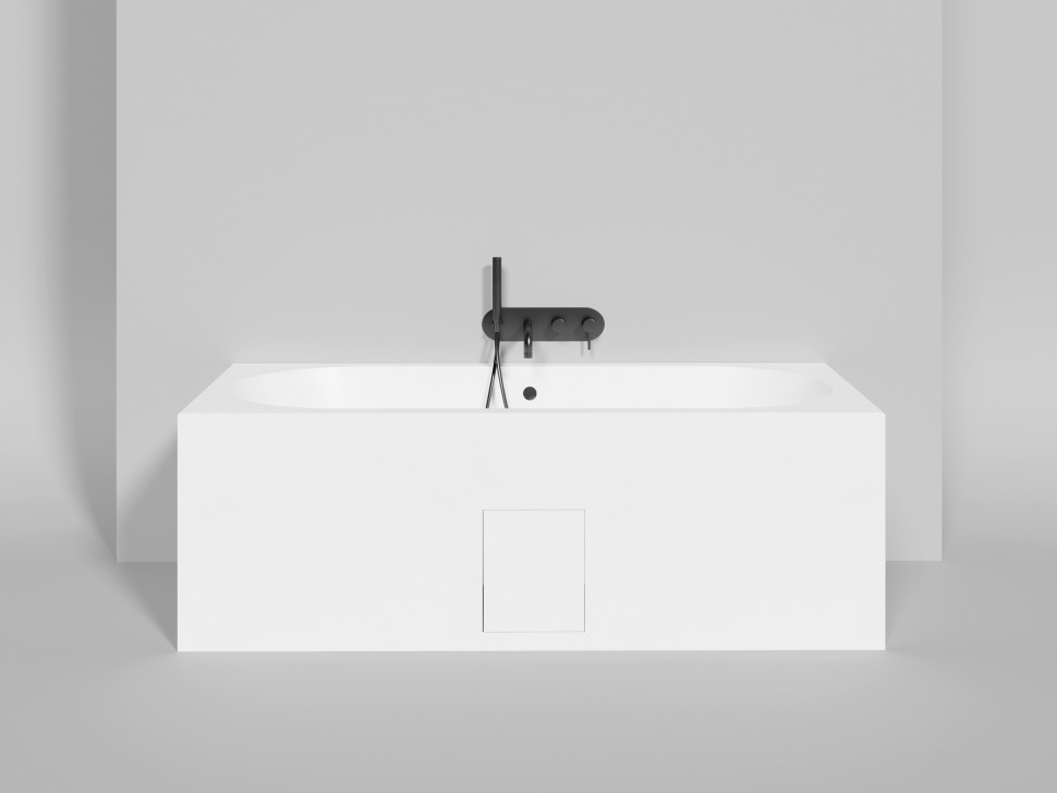 Ванна встраиваемая ORNELLA AXIS 170x75 покраска по RAL полностью S-Sense Глянцевое 103413GF