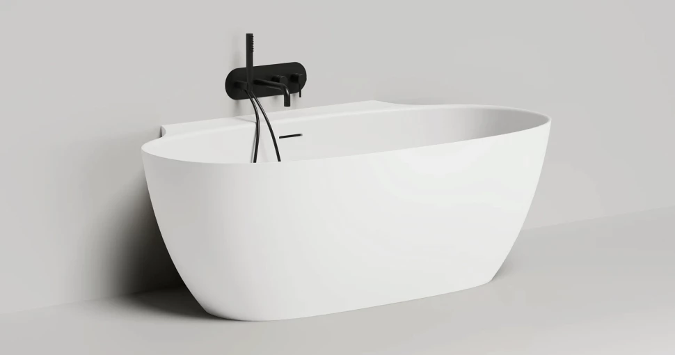 Ванна пристенная ALDA WALL 170 S-Sense Глянцевое