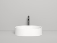 Раковина накладная GLORIA 10   покраска по RAL полностью 560х440х125 S-Stone Матовое