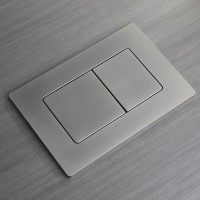 Кнопка смыва Veconi FLUSH V8, FLV8-GM, 240х162х7, пластик, оружейная сталь матовая