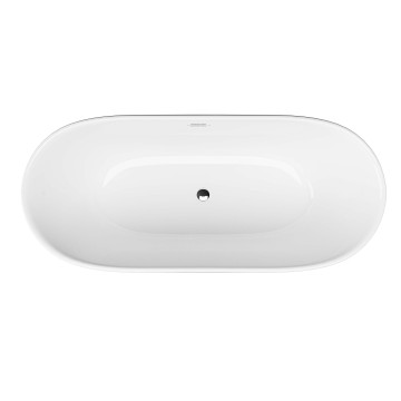 Ванна пристенная Grossman Classic GR-12501 (160х75x58) белый,1 место