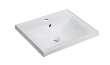 Раковина встраиваемая MILLEAU Miel MU7028H-GW (белый глянец)