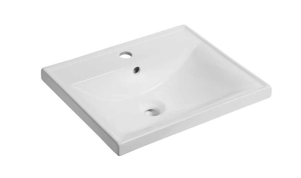 Раковина встраиваемая MILLEAU Miel MU7028H-GW (белый глянец)