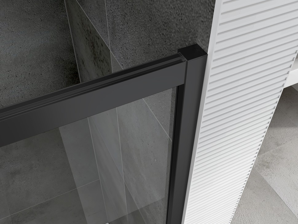 Душевая дверь ABBER Schwarzer Diamant AG30160BH