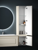 Шкаф-пенал SANCOS Very подвесной правый, Beige Soft , 350х300х1600 мм, арт. PVR35RCE