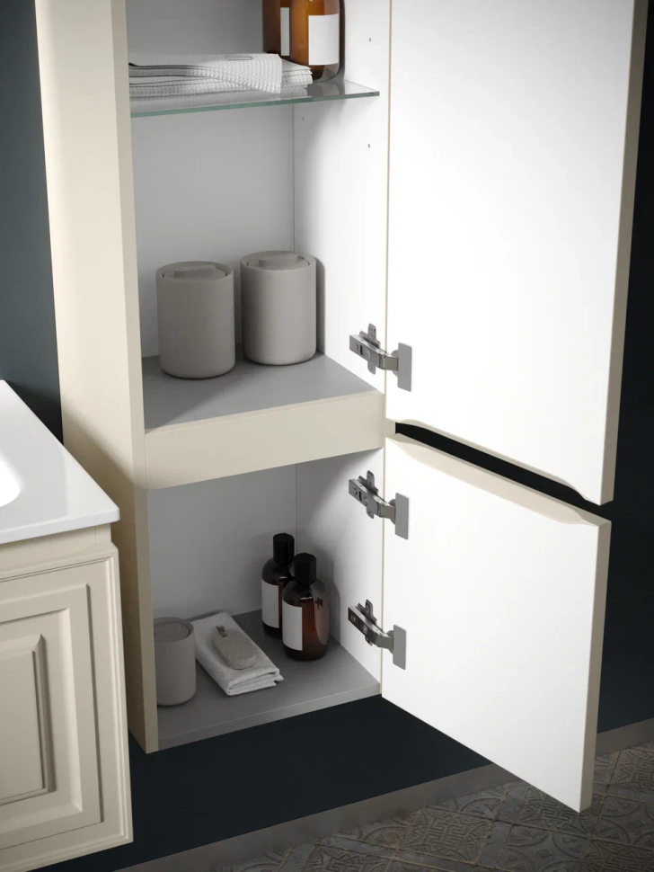 Шкаф-пенал SANCOS Very подвесной правый, Beige Soft , 350х300х1600 мм, арт. PVR35RCE