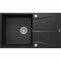 Гранитная мойка, 1-чаша с осушкой