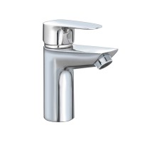 AQM P6111 AQUAme Prato Смеситель для раковины с донным клапаном, хром, однорычажный.