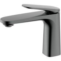 AQM6710GM Imola Смеситель для раковины, без донного клапана, Серый матовый