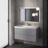 AQM900110GM "S1" тумба под умывальник подвесная 100 см., цвет серый.