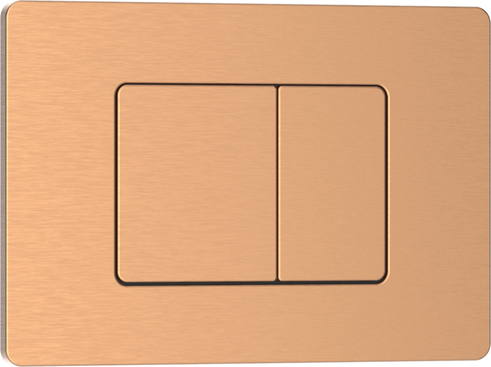 Комплект 3в1 IBERICA BLANCA инсталляция SILENCIO MINI, унитаз TOLEDO ALTO белый, кнопка смыва INOX-C розовое золото матовое (IB.001M.TLA.231.1172)