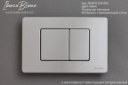 Комплект 2в1 IBERICA BLANCA инсталляция SILENCIO MINI, кнопка смыва INOX-C хром матовый (IB.001M.1132)