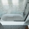 Ванна акриловая Vincea VBT-2A170-FR с каркасом 1700*750*480, пристенная, цвет белый