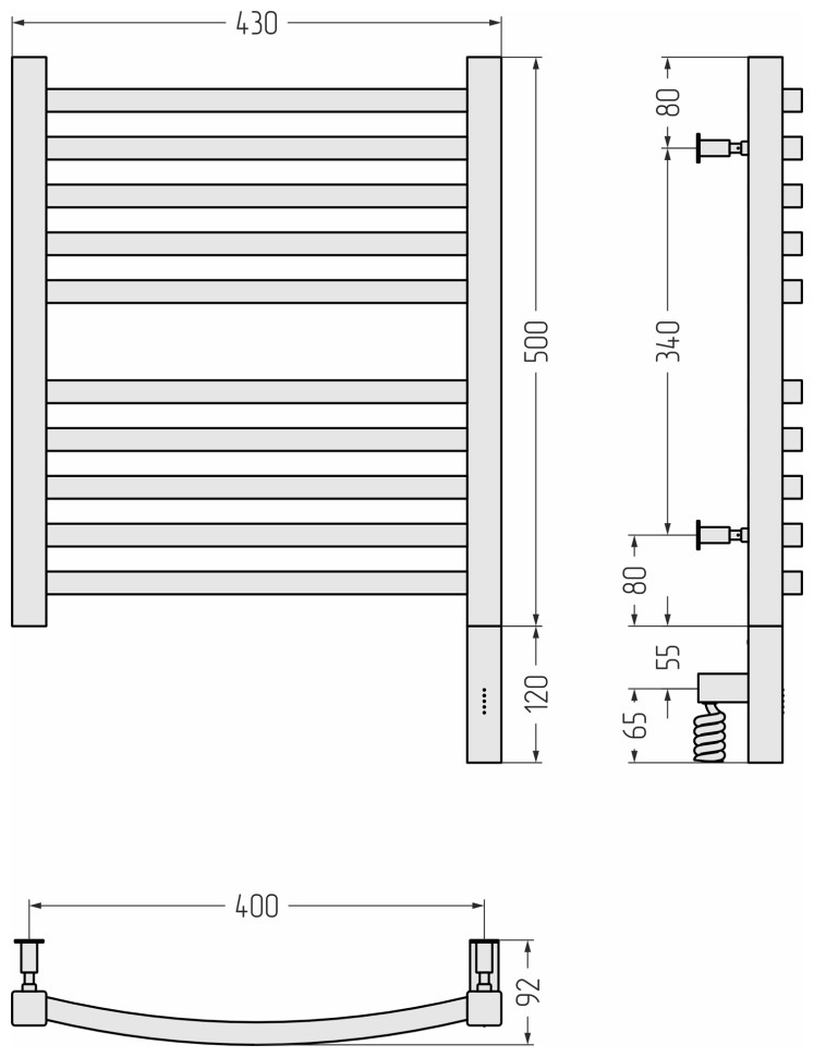 Аркус 3.0 500х400 МЭМ правый