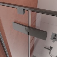 Душевой уголок Cezares LINER-A-1-90-C-GM-L