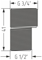Комплект эксцентриков (G 3/4&quot; НР х G 1/2&quot; НР) / 2 шт.