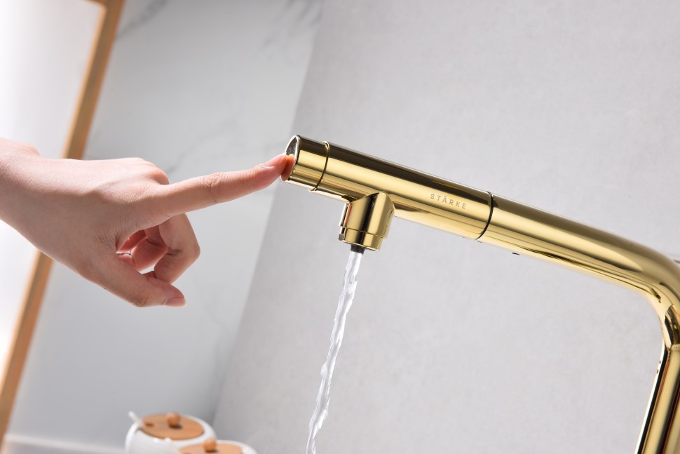 Смеситель для кухни Viper, золото, Vi213105-G, Starke-Paulmark