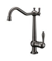 Смеситель для кухни Retro, вороненая сталь, Re213226-GM, Paulmark