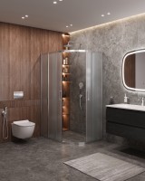 Душевой уголок CEZARES MOLVENO-RH-2-130/100-P-Cr