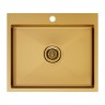 Мойка нерж. сталь KRONER 59, PM215951-BG, брашированное золото, 590х510мм, Paulmark