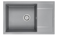 Мойка FLUGEN 60, IT-GRANIT, PM317850-GRM, серый металлик, 780х500 мм, Paulmark
