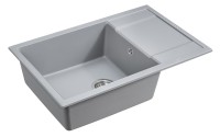 Мойка FLUGEN 60, IT-GRANIT, PM317850-GRM, серый металлик, 780х500 мм, Paulmark