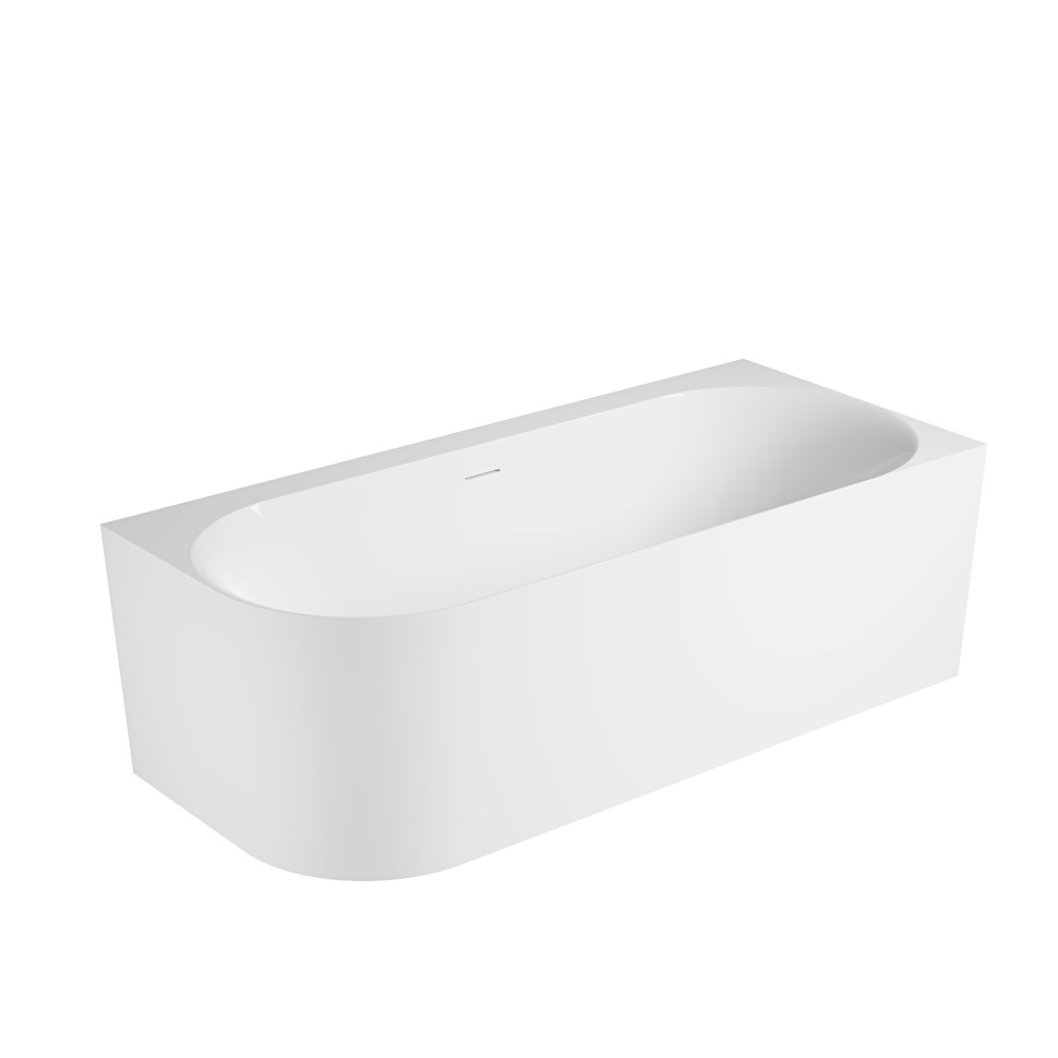 Ванна акриловая Vincea VBT-704-1800-R, 1800*800*585, цвет белый, правая, щелевой перелив, слив белый