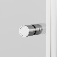 Душевое ограждение Ambassador Elysium 111011111CX-80CX (100х80х200) прямоугольник,хром,стекло прозрачное,распашная,2 места