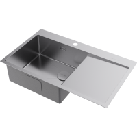 Кухонная мойка Omoikiri Akisame 86-L Side-IN нерж. сталь/нержавеющая сталь