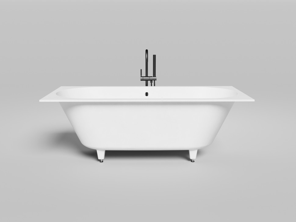 Ванна встраиваемая ORNELLA AXIS 170x75 покраска по RAL полностью S-Sense Матовое