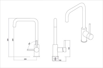 Смеситель OULIN OL-8019