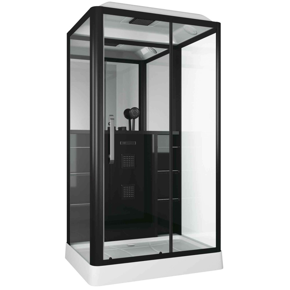 Душевая кабина Grossman Alba GR227R (90x120x225) дверь раздвижная,3 места