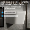 Унитаз ABBER Rechteck AC1201MW подвесной белый матовый, безободковый