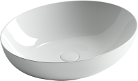 Умывальник чаша накладная овальная Element 520x395x130мм