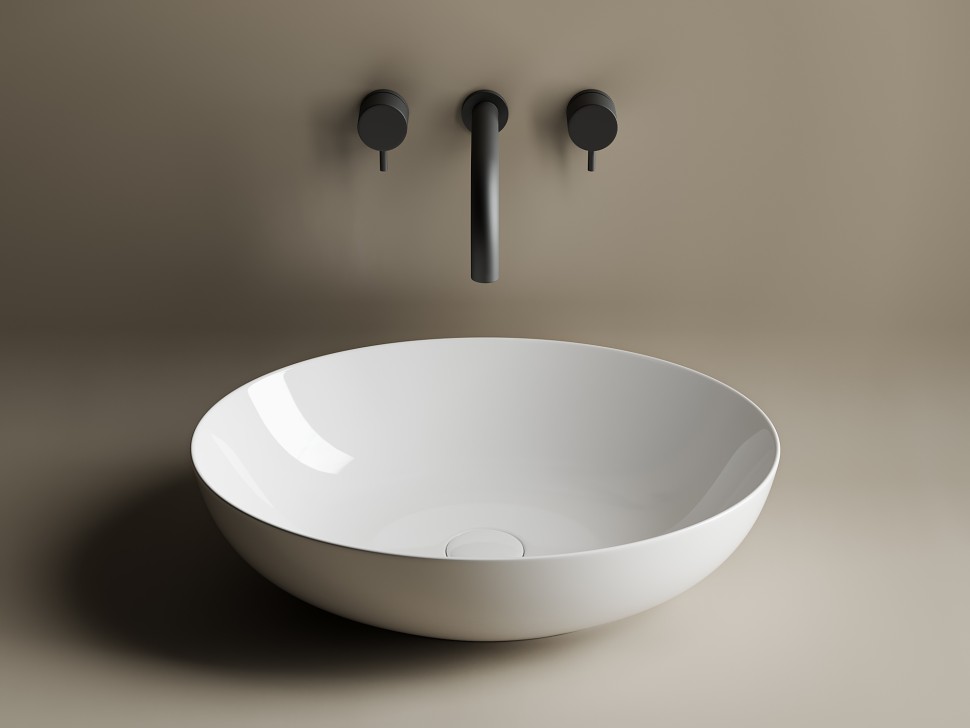 Умывальник чаша накладная овальная Element 520x395x130мм