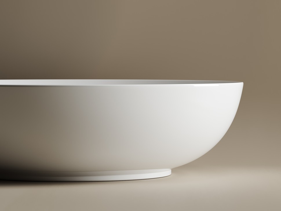 Умывальник чаша накладная овальная Element 520x395x130мм