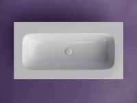 Раковина накладная мебельная CERAMICANOVA Grace прямоугольная 910x457x137 без отверстия под смеситель цвет белый CN7019Wx