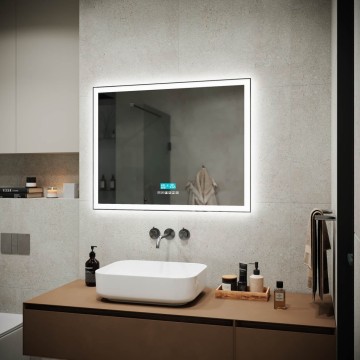 Зеркало для ванной комнаты SANCOS City 2.0 900x700 c подсветкой, арт.CI2.900