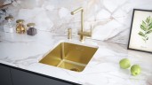 Смеситель для кухни SPRING, светлое золото, Sp212067-LG, Paulmark