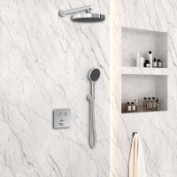 Душевой комплект VSFW-4I212CH встраиваемый, двухрежимный, хром