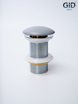 Донный клапан Gid без перелива Gmh100 74401K серый матовый 7x7x10