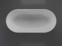 Ванна Солид Серфейс (Solid Surface) Vincea VBT-4S04MW-1600, 1600*800*560, белый матовый, щелевой перелив